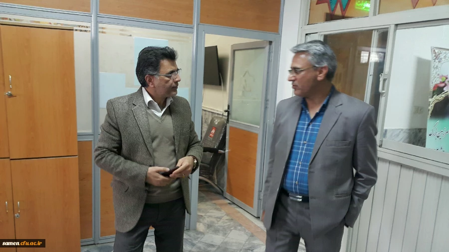 حضور آقای دکتر وزیری معاون محترم توسعه منابع و امور دانشجویی امور پردیس های دانشگاه فرهنگیان استان خراسان رضوی