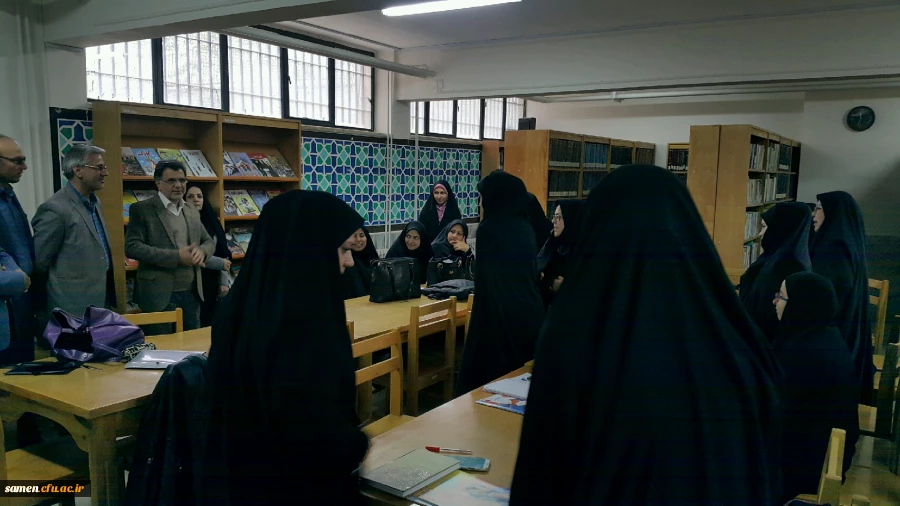 حضور آقای دکتر وزیری معاون محترم توسعه منابع و امور دانشجویی امور پردیس های دانشگاه فرهنگیان استان خراسان رضوی