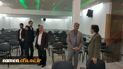 حضور آقای دکتر وزیری معاون محترم توسعه منابع و امور دانشجویی امور پردیس های دانشگاه فرهنگیان استان خراسان رضوی