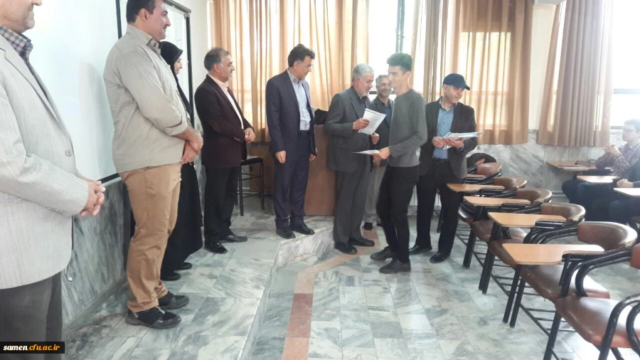 تقدیر از دانشجومعلمان برتر رشته ورزشی فوتسال