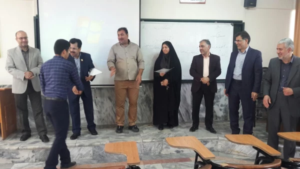 تقدیر از دانشجومعلمان برتر رشته ورزشی فوتسال