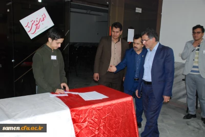 برگزاری انتخابات شورای صنفی رفاهی دانشگاه فرهنگیان مرکز ثامن الحجج (ع)