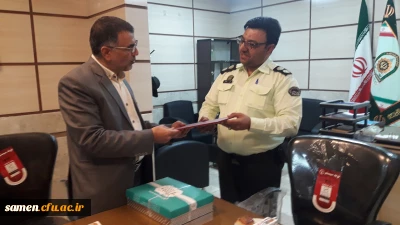 تبریک مدیریت و همکاران واحد دانشگاهی ثامن الحجج(ع) به پرسنل محترم کلانتری 7 تیر به مناسبت بزرگداشت هفته مقدس نیروی انتظامی