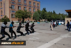 برگزاری مسابقات ورزشی به مناسبت هفته تربیت بدنی در واحد دانشگاهی ثامن الحجج(ع) 7