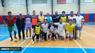 برگزاری یک دوره بازی فوتسال بین کارکنان واحد دانشگاهی ثامن الحجج(ع) با اساتید هیات علمی و کارشناسان تربیت بدنی به مناسبت هفته تربیت بدنی؛ بسیج دانش آموزی و ۱۳ آبان روز دانش آموز