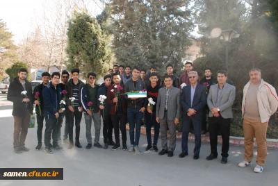 بازدید از جانبازان قطع نخاعی در مرکز توانبخشی امام خمینی (ره) در بوستان ملت مشهد مقدس در دهه مبارک فجر