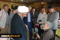 بازدید از جانبازان قطع نخاعی در مرکز توانبخشی امام خمینی (ره) در بوستان ملت مشهد مقدس در دهه مبارک فجر 6