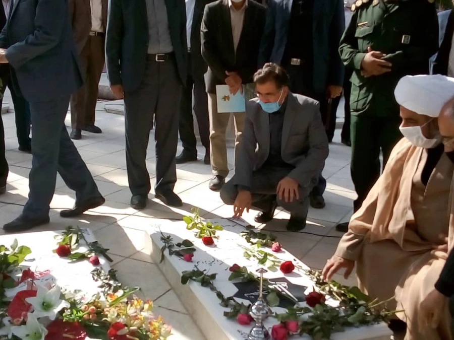 حضور مسئولین و کارکنان واحد دانشگاهی ثامن الحجج(ع) در مراسم آغازین سال تحصیلی و مهر حسینی و گرامی داشت هفته دفاع مقدس 2