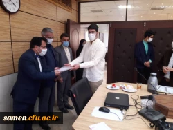 
آئین تکریم و معارفه اعضای شورای صنفی رفاهی دانشگاه فرهنگیان واحد ثامن الحجج ( ع) مشهد 2