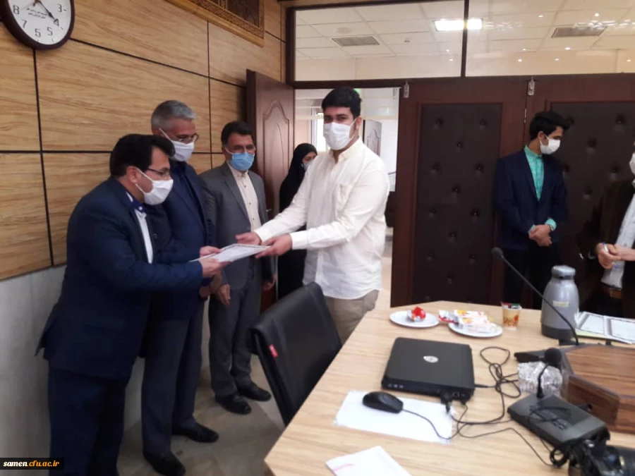 
آئین تکریم و معارفه اعضای شورای صنفی رفاهی دانشگاه فرهنگیان واحد ثامن الحجج ( ع) مشهد 2