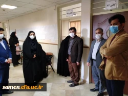 بازدید مدیریت محترم دانشکده جناب دکتر میرشجاعیان از روند ثبت نام دانشجویان مهارت آموز حق التدریس 2