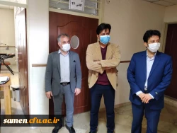 بازدید مدیریت محترم دانشکده جناب دکتر میرشجاعیان از روند ثبت نام دانشجویان مهارت آموز حق التدریس 3