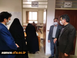 بازدید مدیریت محترم دانشکده جناب دکتر میرشجاعیان از روند ثبت نام دانشجویان مهارت آموز حق التدریس 7