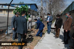 کاشت درخت در دانشگاه  به مناسبت  روز درخت کاری  3