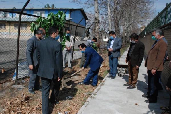 کاشت درخت در دانشگاه  به مناسبت  روز درخت کاری  3