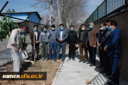 کاشت درخت در دانشگاه  به مناسبت  روز درخت کاری  6