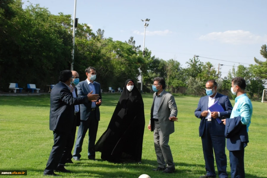 بازدید دکتر ابراهیمی مدیر کل امور ارزیابی و نظارت  دانشگاه فرهنگیان از واحد دانشگاهی ثامن الحجج ( ع) مشهد 2