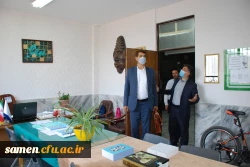 بازدید دکتر ابراهیمی مدیر کل امور ارزیابی و نظارت  دانشگاه فرهنگیان از واحد دانشگاهی ثامن الحجج ( ع) مشهد 5