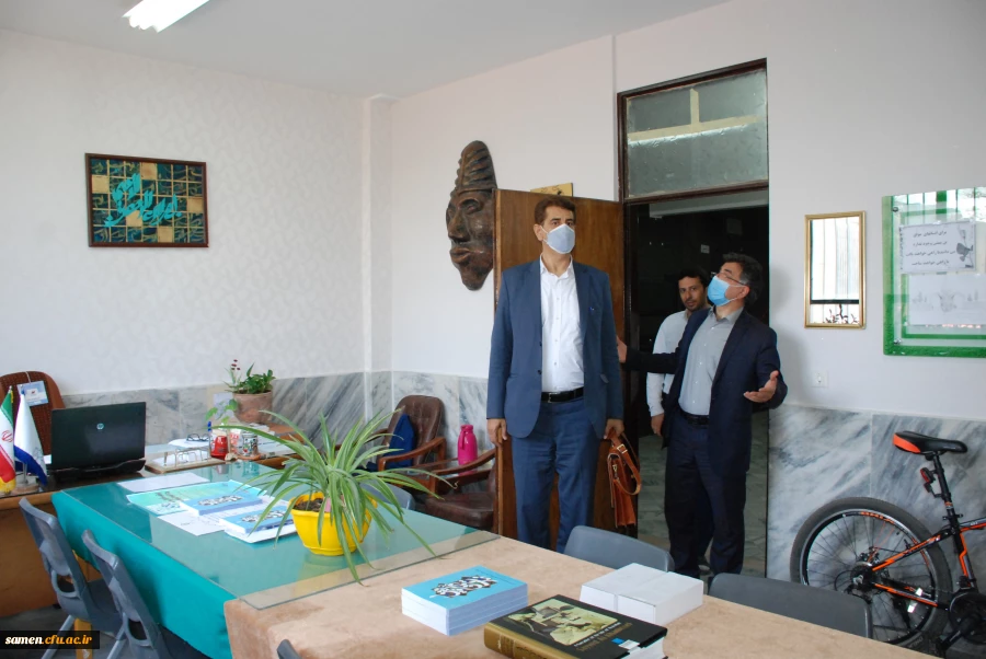 بازدید دکتر ابراهیمی مدیر کل امور ارزیابی و نظارت  دانشگاه فرهنگیان از واحد دانشگاهی ثامن الحجج ( ع) مشهد 5