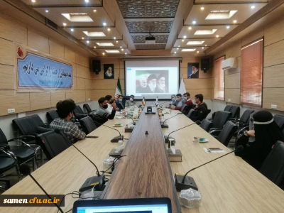 اولین جلسه هم اندیشی مسئولین دانشگاه فرهنگیان واحد ثامن الحجج «علیه السلام» با شورای بسیج دانشجویی در مهر ماه ١۴٠٠