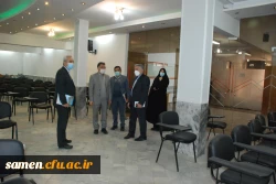 بازدید مدیر کل حوزه نظارت و ارزیابی  و تضمین کیفیت دانشگاه فرهنگیان از دانشگاه ثامن الحجج ( ع) 2