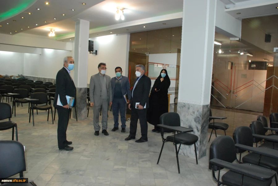 بازدید مدیر کل حوزه نظارت و ارزیابی  و تضمین کیفیت دانشگاه فرهنگیان از دانشگاه ثامن الحجج ( ع) 2