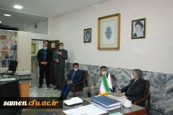 بازدید مدیر کل حوزه نظارت و ارزیابی  و تضمین کیفیت دانشگاه فرهنگیان از دانشگاه ثامن الحجج ( ع) 6