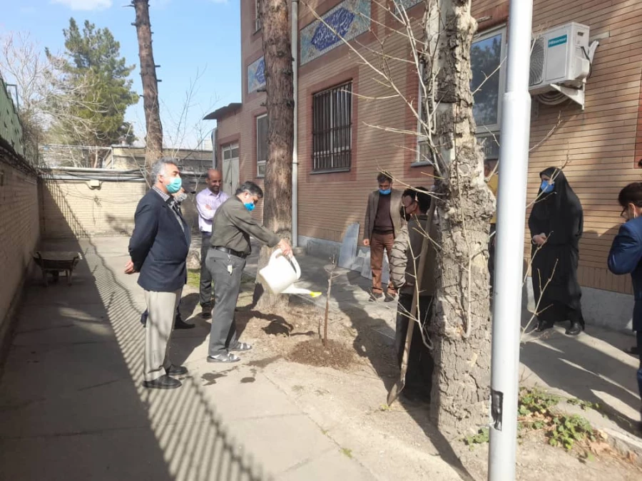 برگزاری آئین گرامی داشت روز درخت و درختکاری در واحد دانشگاهی ثامن الحجج (ع).