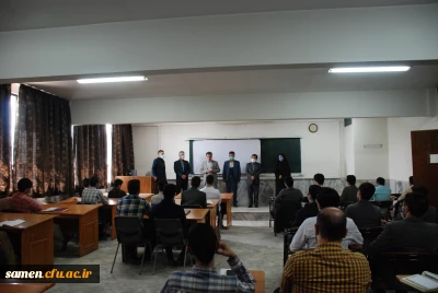 آئین استقبال از دانشجویان در آغاز سال نو و درنخستین روز حضور دانشجویان دانشگاه فرهنگیان واحد ثامن الحجج ( ع) 