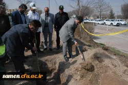  کاشت 110 اصله نهال به همت شهرداری منطقه 11 مشهد و مشارکت دانشگاه فرهنگیان-  واحد دانشگاهی ثامن الحجج(ع) مشهد 6