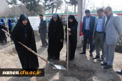  کاشت 110 اصله نهال به همت شهرداری منطقه 11 مشهد و مشارکت دانشگاه فرهنگیان-  واحد دانشگاهی ثامن الحجج(ع) مشهد 7