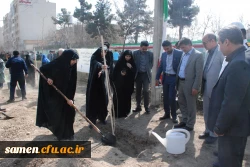  کاشت 110 اصله نهال به همت شهرداری منطقه 11 مشهد و مشارکت دانشگاه فرهنگیان-  واحد دانشگاهی ثامن الحجج(ع) مشهد 8