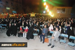 به مناسبت ولادت با سعادت یگانه منجی عالم بشریت حضرت مهدی (عج) جشن با شکوهی برگزار گردید. 10