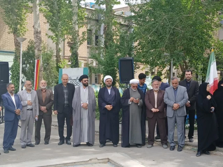 تجمع دانشجویان و اساتید دانشگاه فرهنگیان مشهد مقدس در
حمایت از مردم مظلوم غزه و فلسطین
 9