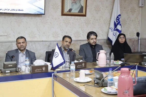 برگزاری مراسم تکریم و معارفه سرپرست حراست دانشگاه فرهنگیان خراسان رضوی  3