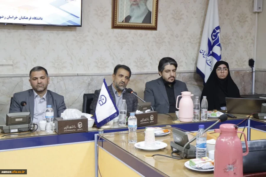 برگزاری مراسم تکریم و معارفه سرپرست حراست دانشگاه فرهنگیان خراسان رضوی  3
